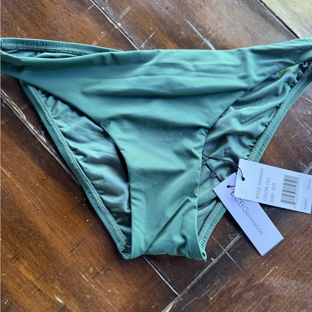 BCBGeneration OLIVE bikini bottom only XXS
NWT